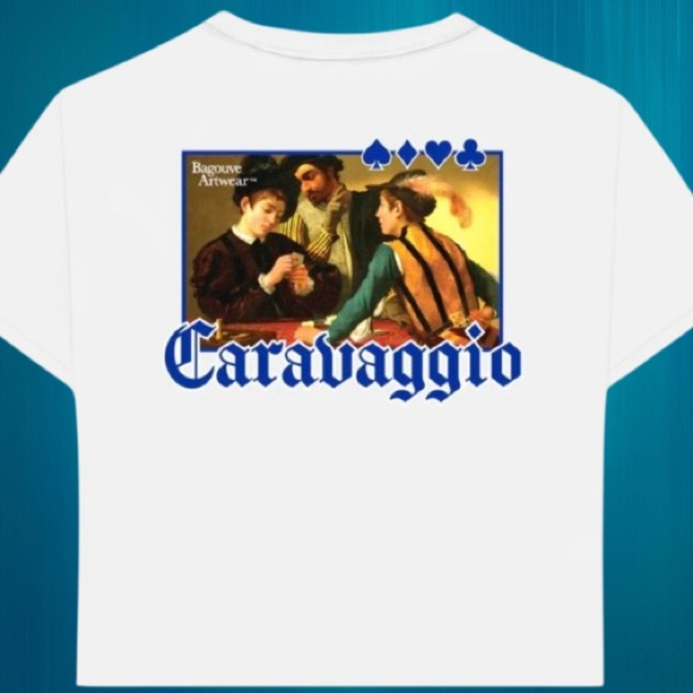 🆕- BAGOUVE- CARDSHARPS WHITE 
T-SHIRT. Size: Medium